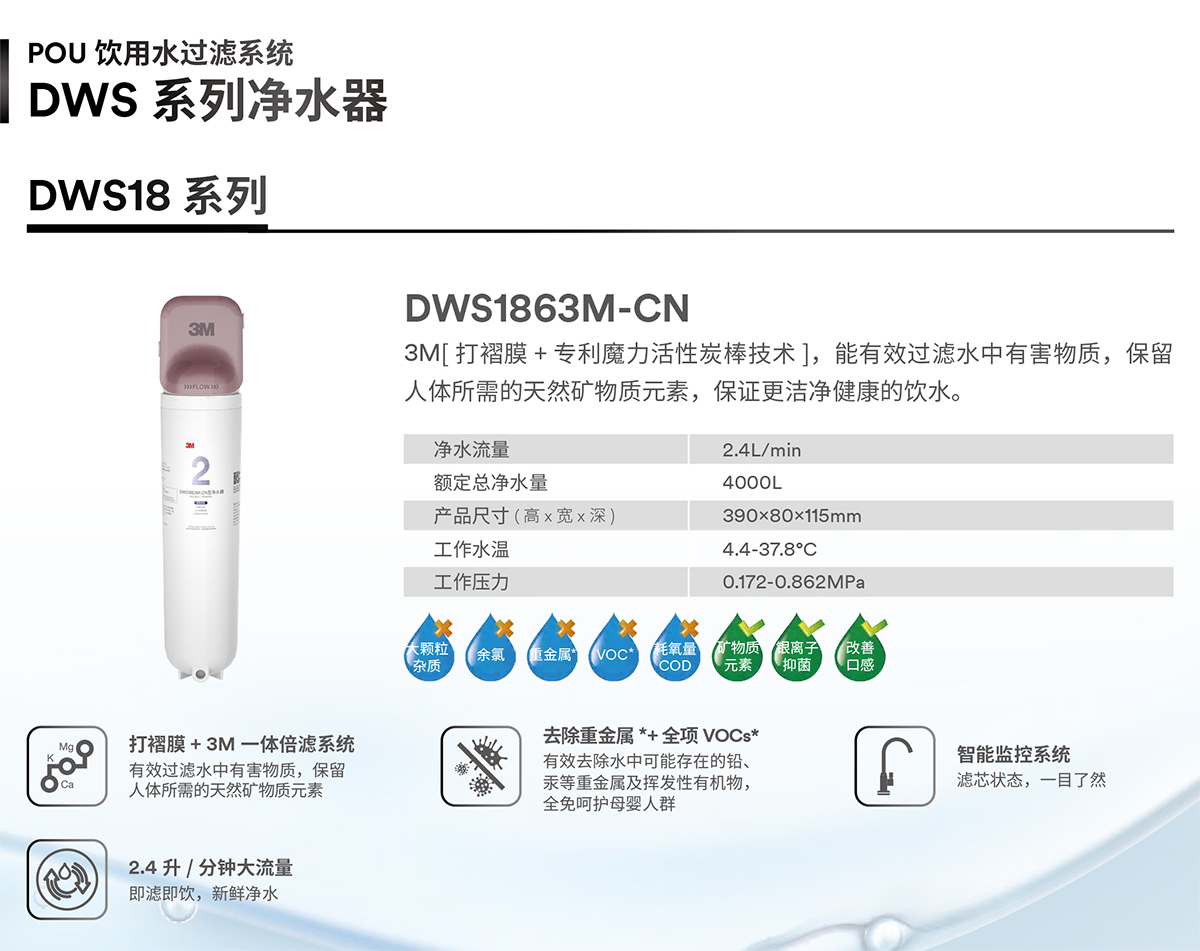 DWS系列净水器 DWS25系列 DWS1863M-CN